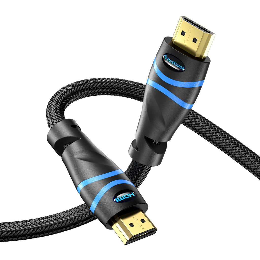  BlueRigger Cable de extensión HDMI (6 pies, cable extensor HDMI  4K 60Hz, adaptador macho a hembra, 18 Gbps) – Compatible con Xbox, Roku,  PS5/PS4, Nintendo Switch, laptop, Google Chromecast, Wii U 