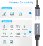 BlueRigger USB 3.0 Active Extension Cable (Type A Male to A Female, Repeater Cable) - for Game Consoles, Printer, Camera