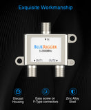 BlueRigger 2-Way Coaxial Cable Splitter