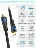 BlueRigger Braided 4K HDMI Cable