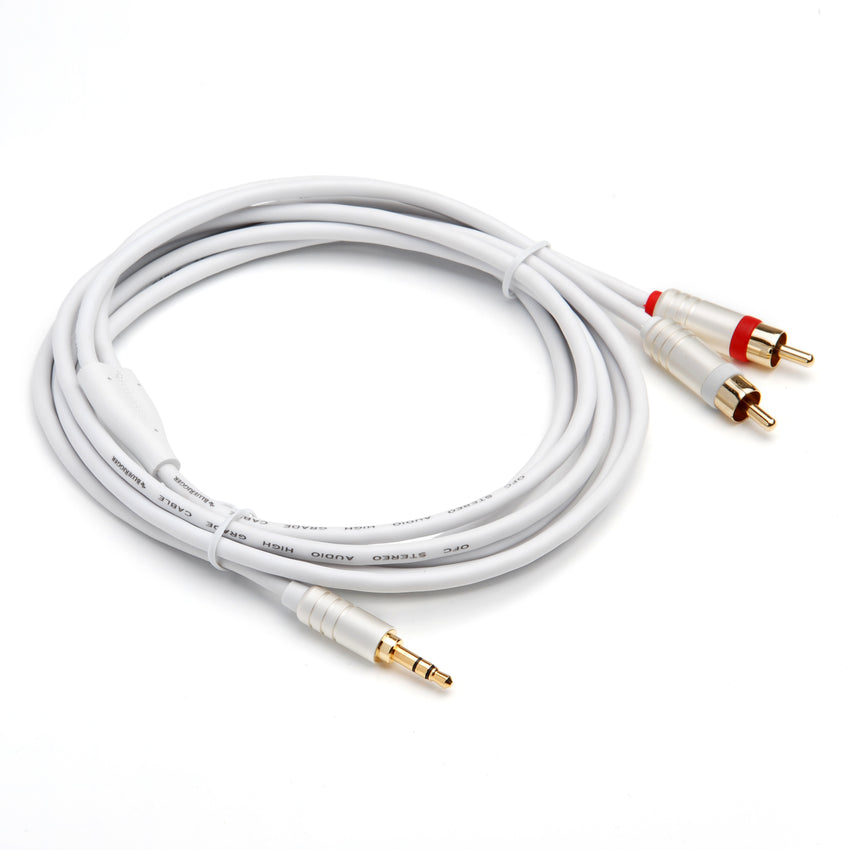 BlueRigger RCA Audio Subwoofer Cable (Dual Shielded, Gold Plated RCA t –  Bluerigger