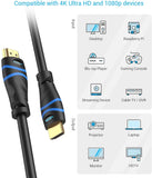 BlueRigger 4K HDMI Cable (Packs, 4K 60Hz, High Speed)