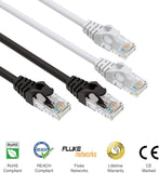 BlueRigger RJ45 CAT6 Ethernet Cable (1Gbps, 550MHz, CAT6 Patch Cables) CAT-6 Gigabit Ethernet Patch Internet Cable for Game Consoles, Smart TV, Router