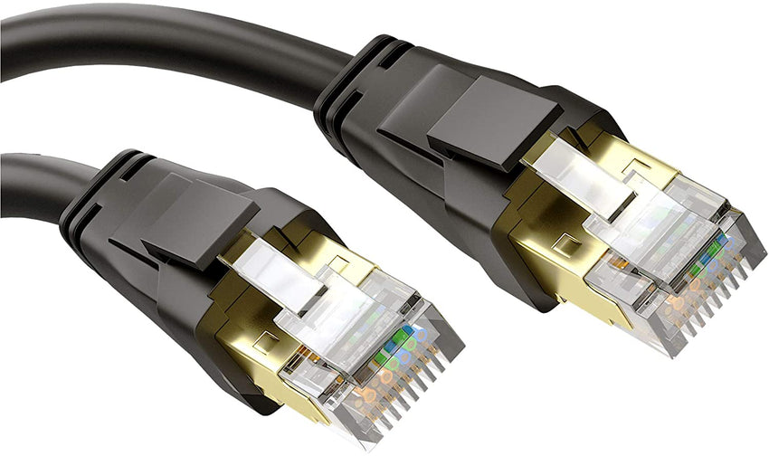 BlueRigger RJ45 CAT 8 Ethernet Cable (40Gbps, 2000MHz, CAT8 Ethernet C –  Bluerigger