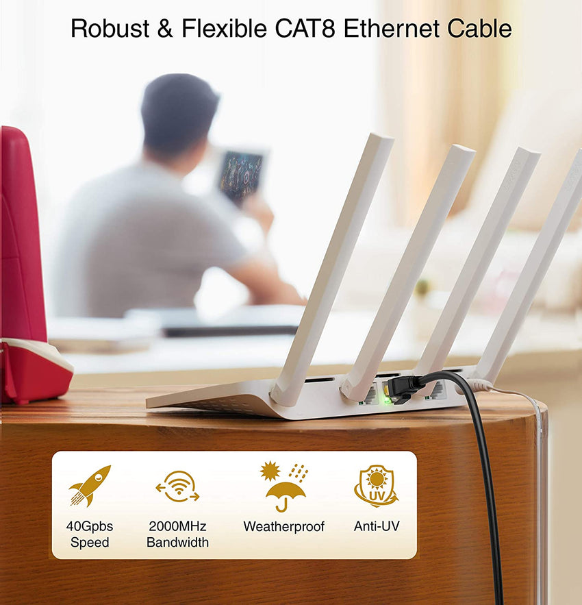Will cat 8 work with my router?