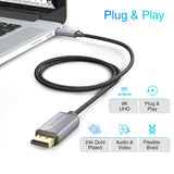 BlueRigger USB C to DisplayPort Cable